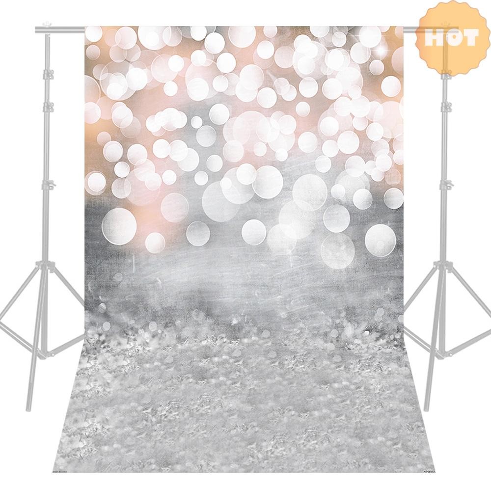 [2025 ใหม่] Andoer 1.5 * 2.1 M/5 * 7 ฟุตพื้นหลังการถ่ายภาพ Glitter Light Bokeh Spot ฉากหลังดิจิตอลพิ