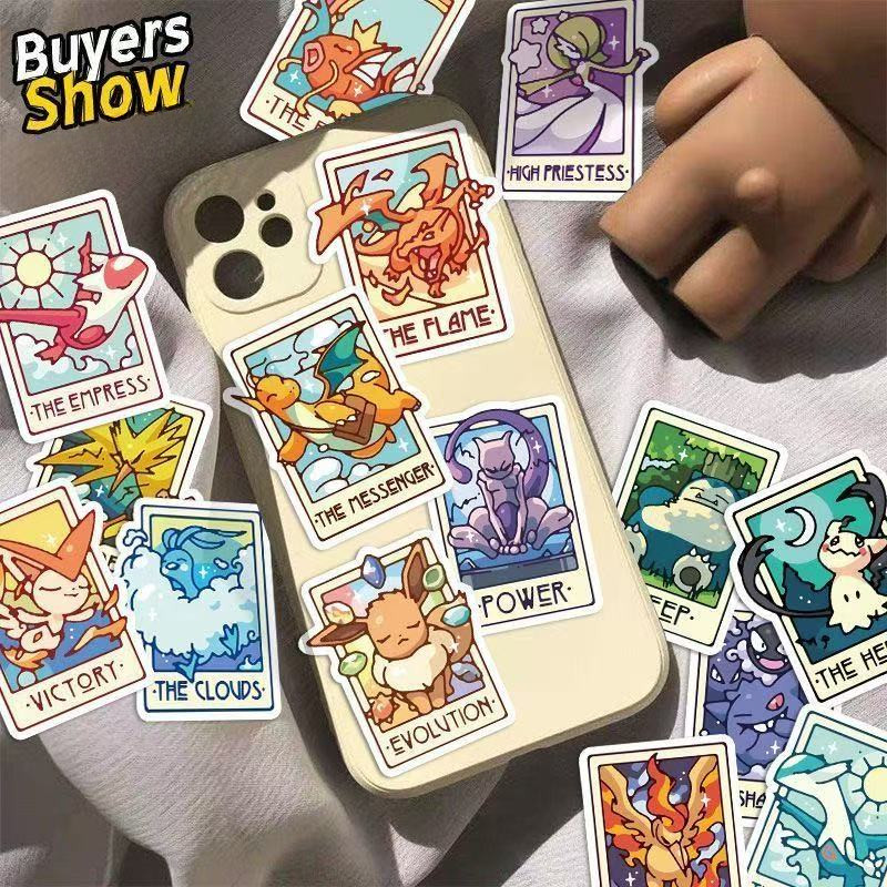 90 ชิ้น pokemon สติกเกอร์ Pikachu Charizard สติกเกอร์กันน้ํา DIY โทรศัพท์มือถือโน้ตบุ๊คตกแต่งคอลเลกชันของเล่นสําหรับของขวัญเด็ก