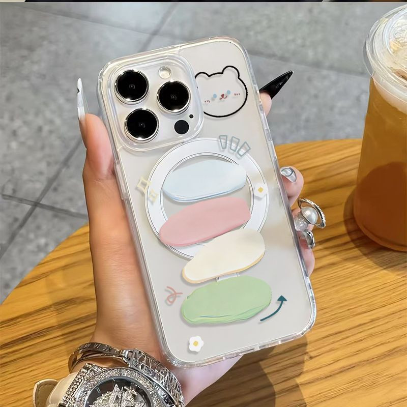 📑แม่เหล็ก เคสมือถือ เคสไอโฟนiPhone11 12pro 14plus 15 13 7P 14 อีวาน16promaxเคสโทรศัพท์ xs-XYYCK41