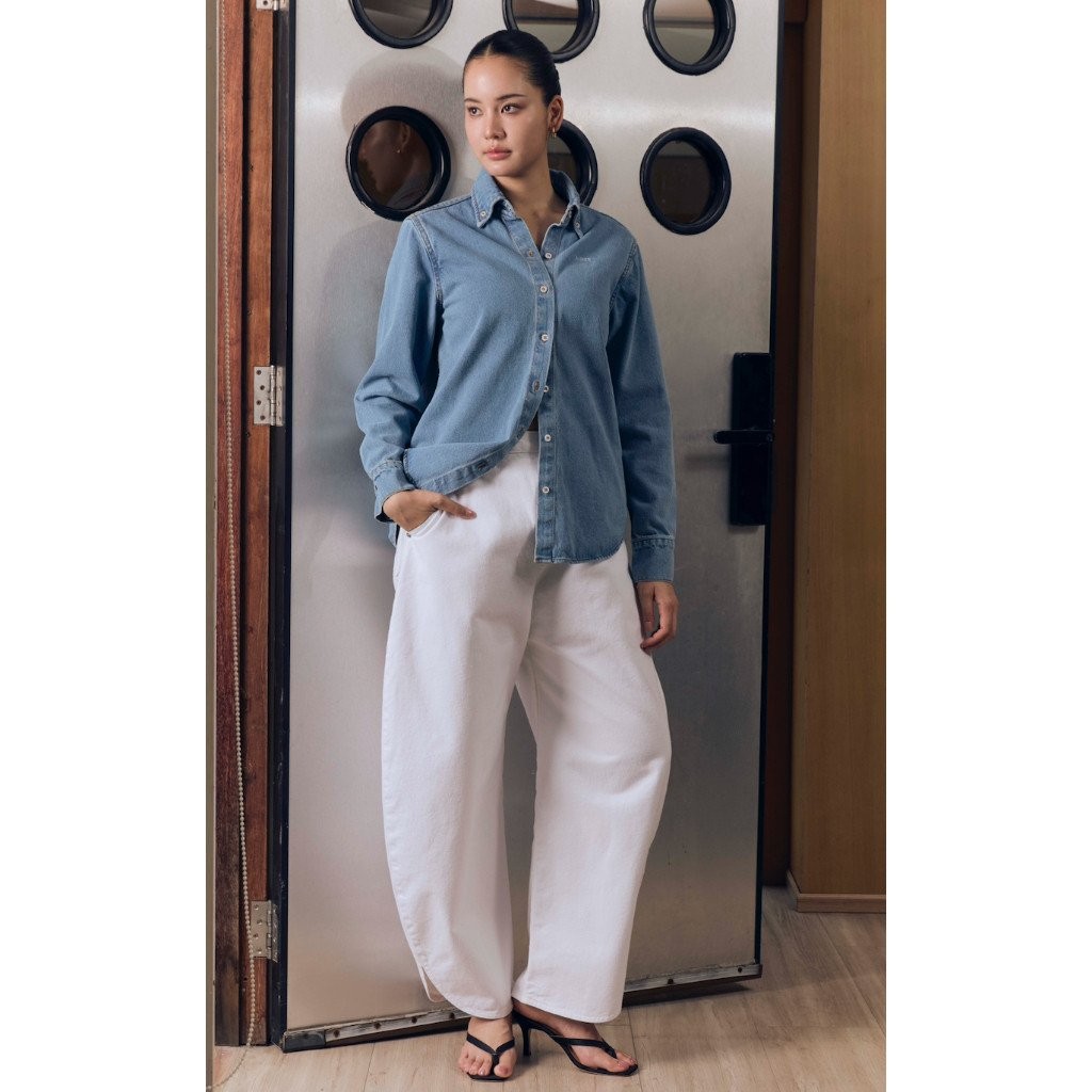 AIMER-Barrel Jeans กางเกงยีนส์ขาบาน TZG5