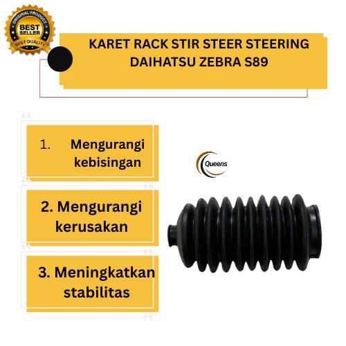 DAIHATSU ZEBRA S89 STEERING RACK ยาง