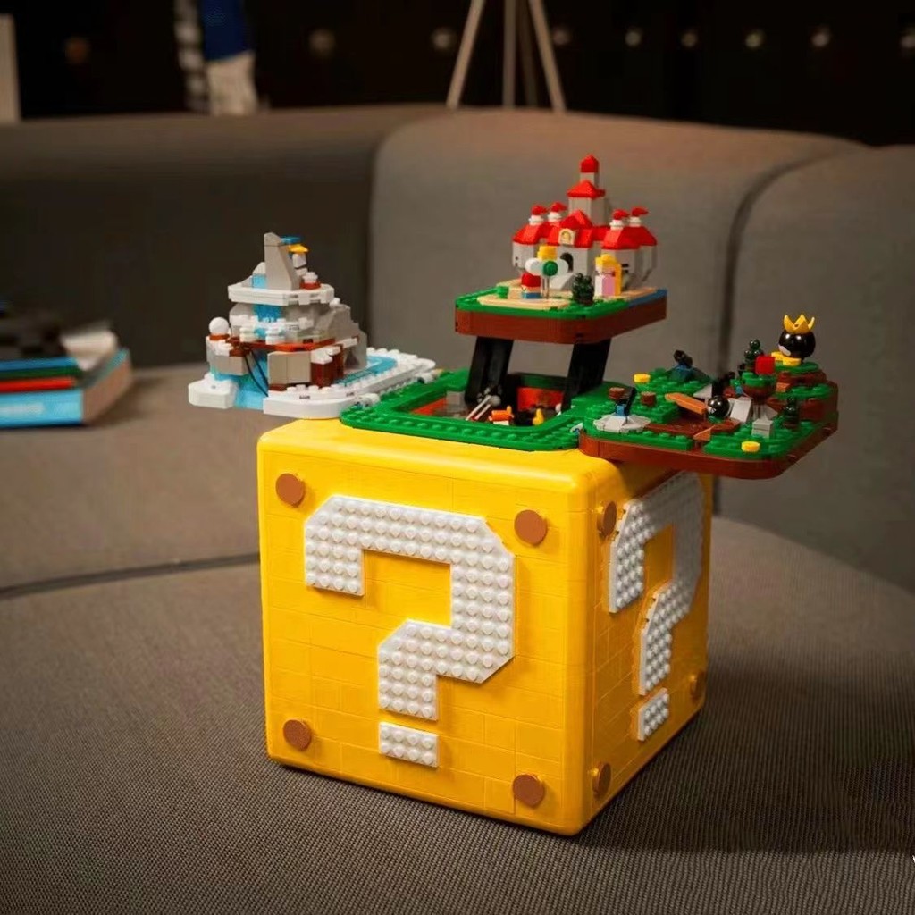 [Classic Reproduction] เข้ากันได้กับ 71395 Mario No. 64 เครื่องหมายคําถามกล่องซูเปอร์มาริโออิฐของเล่