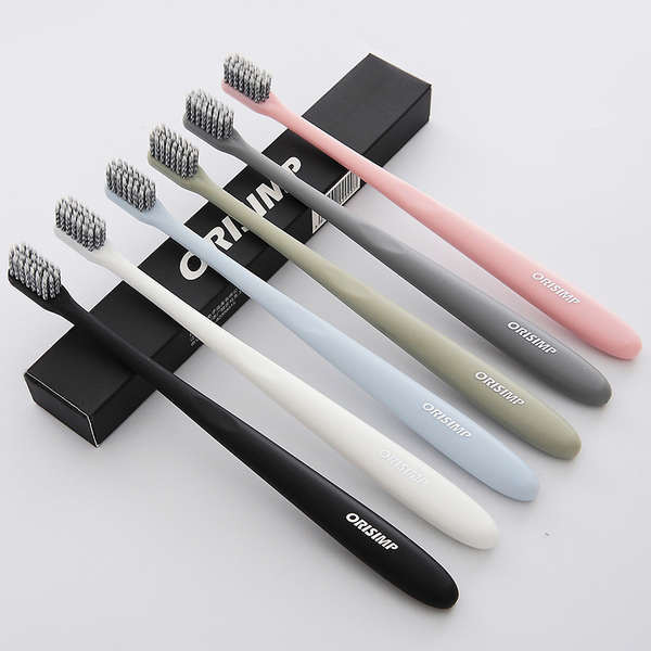 ดัดฟัน แปรงสีฟัน systema ORISIMP แปรงสีฟันขนนุ่มพิเศษสำหรับผู้ใหญ่ป้องกันเลือดออกใช้ในครัวเรือนหัวเล