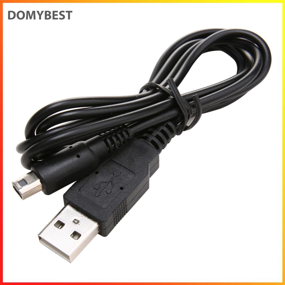 ❤ Domybest 1M สายชาร์จ USB สายชาร์จข้อมูลสายไฟ USB Data Charger สายชาร์จสําหรับ Nintendo 2DS NDSI 3D