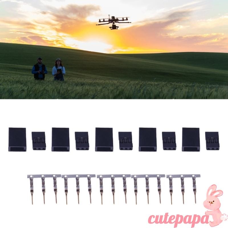 ตัวเชื่อมต่อ cutep ปลั๊กพร้อมล็อคชายหญิง Crimps Pin สําหรับ Futaba Servo Receiver