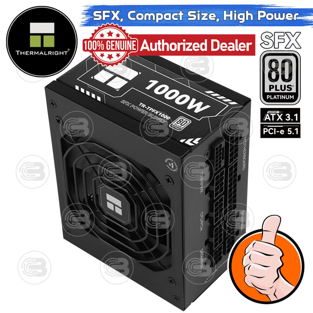 [CoolBlasterThai] Thermalright SFX Power Supply 1000W 80 Plus Platinum Embossed Full Modular (TPFX 1