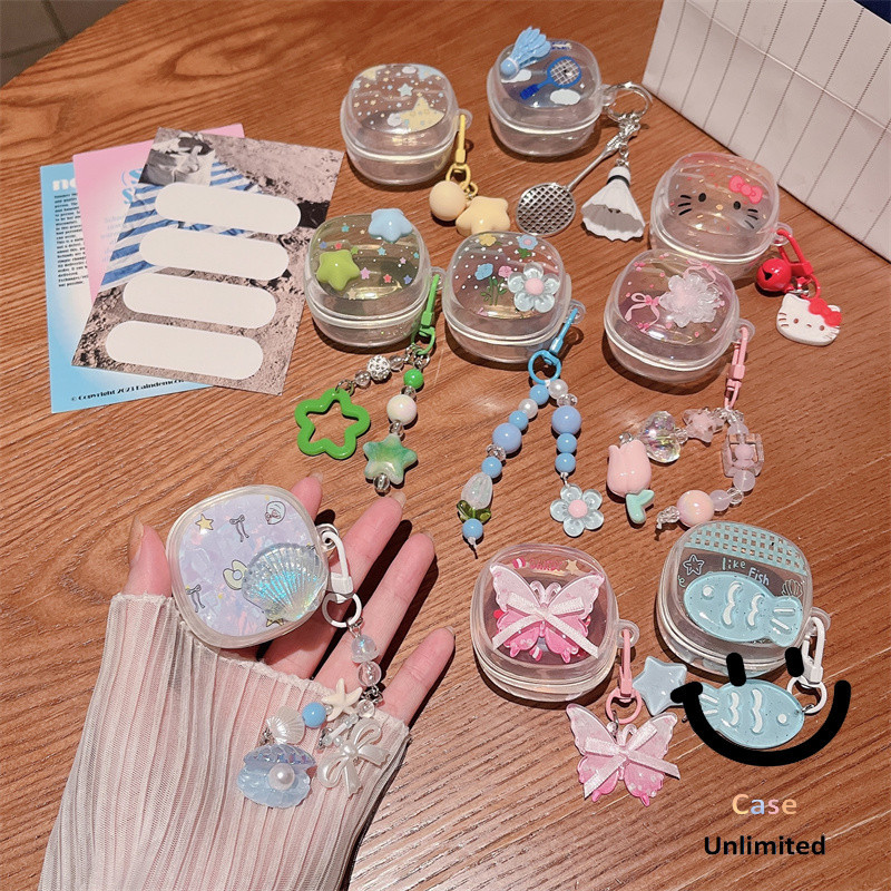 สําหรับ Baseus Bowie WM01 WM02 เคส Case หูฟังบุคลิกภาพน่ารักใหม่ KT Cat Shell Star ดอกไม้รูปแบบ