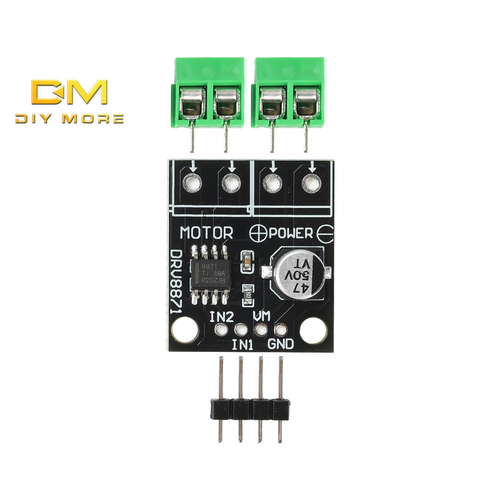 DIYMORE DRV8871 DC 6.5-45V DC H-bridge มอเตอร์โมดูล 3.6A แปรงมอเตอร์ไดร์เวอร์ PWM ควบคุมโมดูล