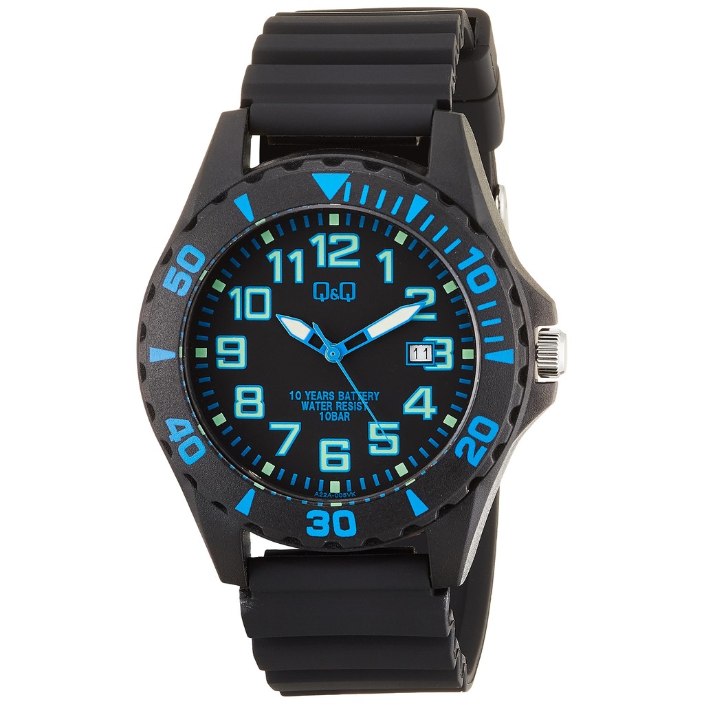 Citizen Q&Q  Q&Q  10-Year Battery Life 10 ATM   A22A-005VK