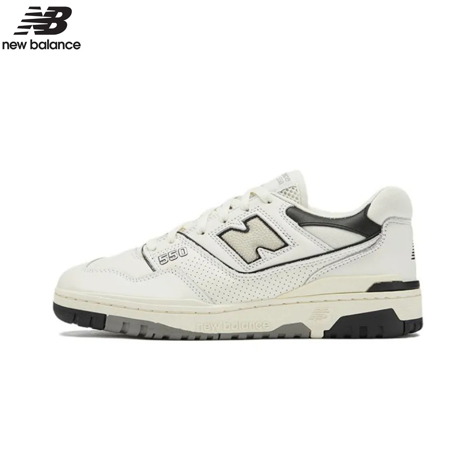 【ของแท้ 100%】New Balance NB 550 BB550LWT รองเท้าบาสสำหรับผู้ชาย และผู้หญิง