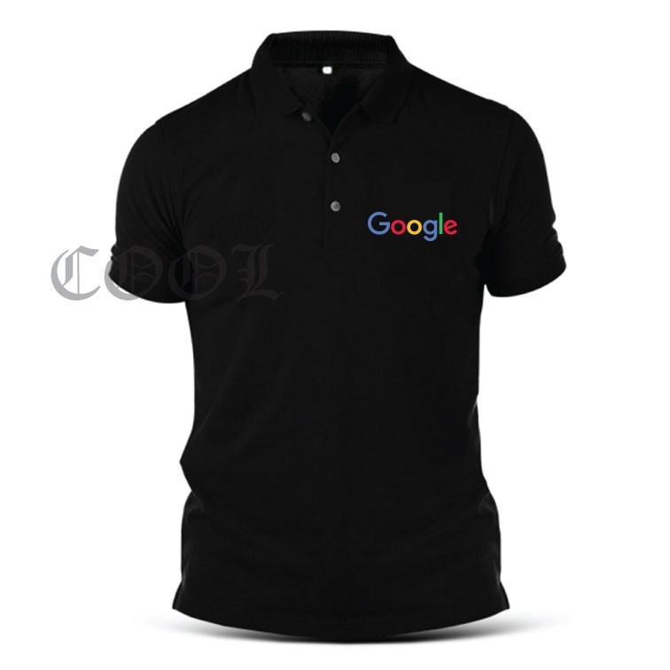 เสื้อยืด Google Microsoft Intel เย็บปักถักร้อยเสื้อโปโล EDR-102