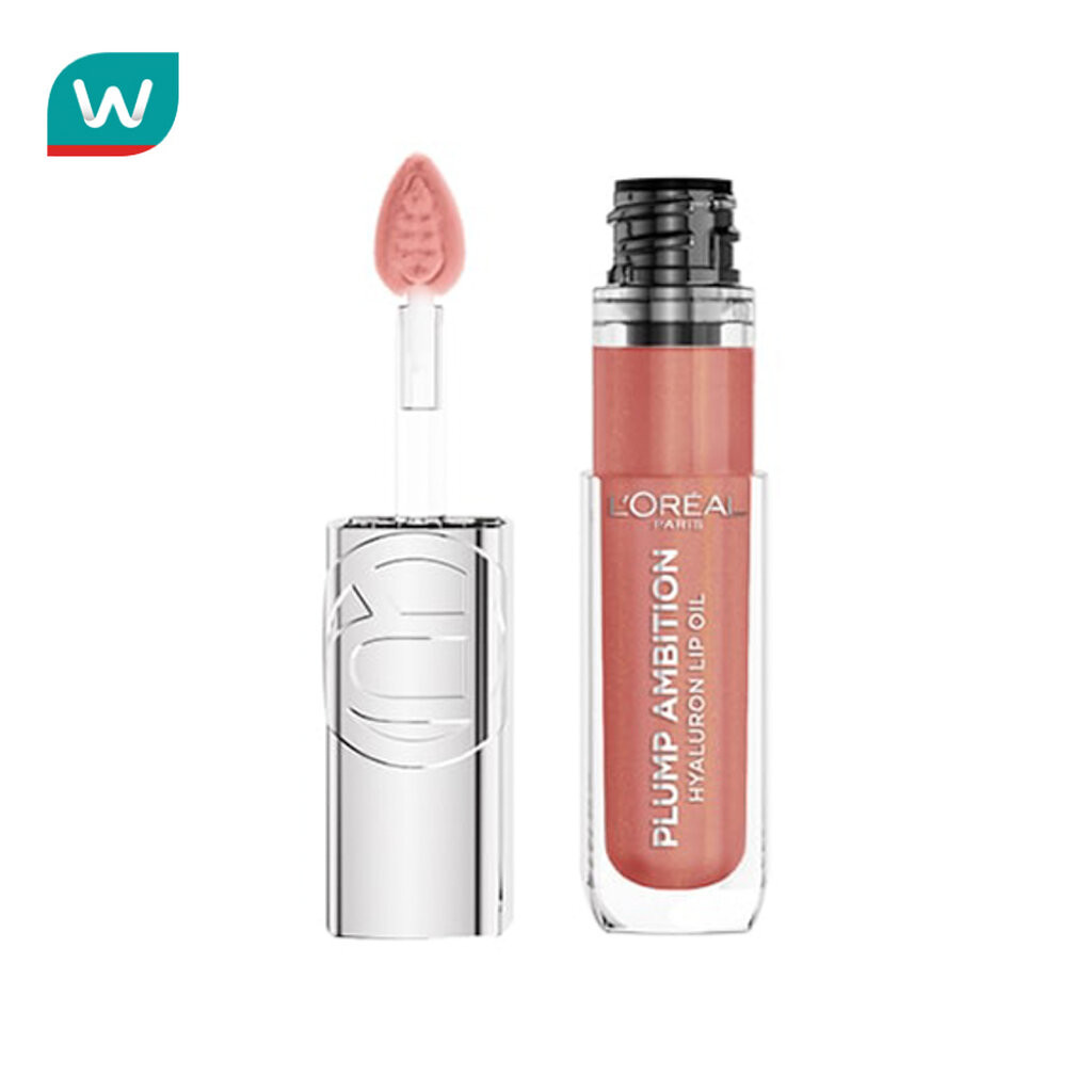 L'Oreal Makeup ลอรีอัล ปารีส พลัมพ์ แอมบิชั่น ลิป ออยล์ 5มล. 650 นู้ด มาการอง