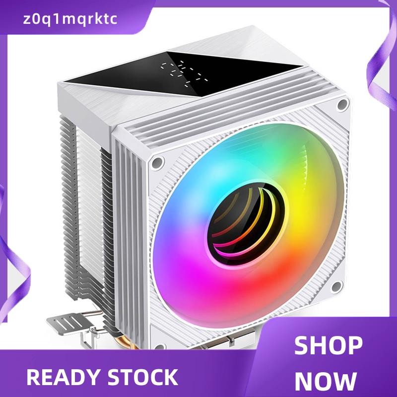 z0q1mqrktc KF200 CPU Cooler ARGB Quiet Fan 2 ท่อความร้อน Air หม้อน้ําสําหรับ LGA1700 1200 115X AM4 A