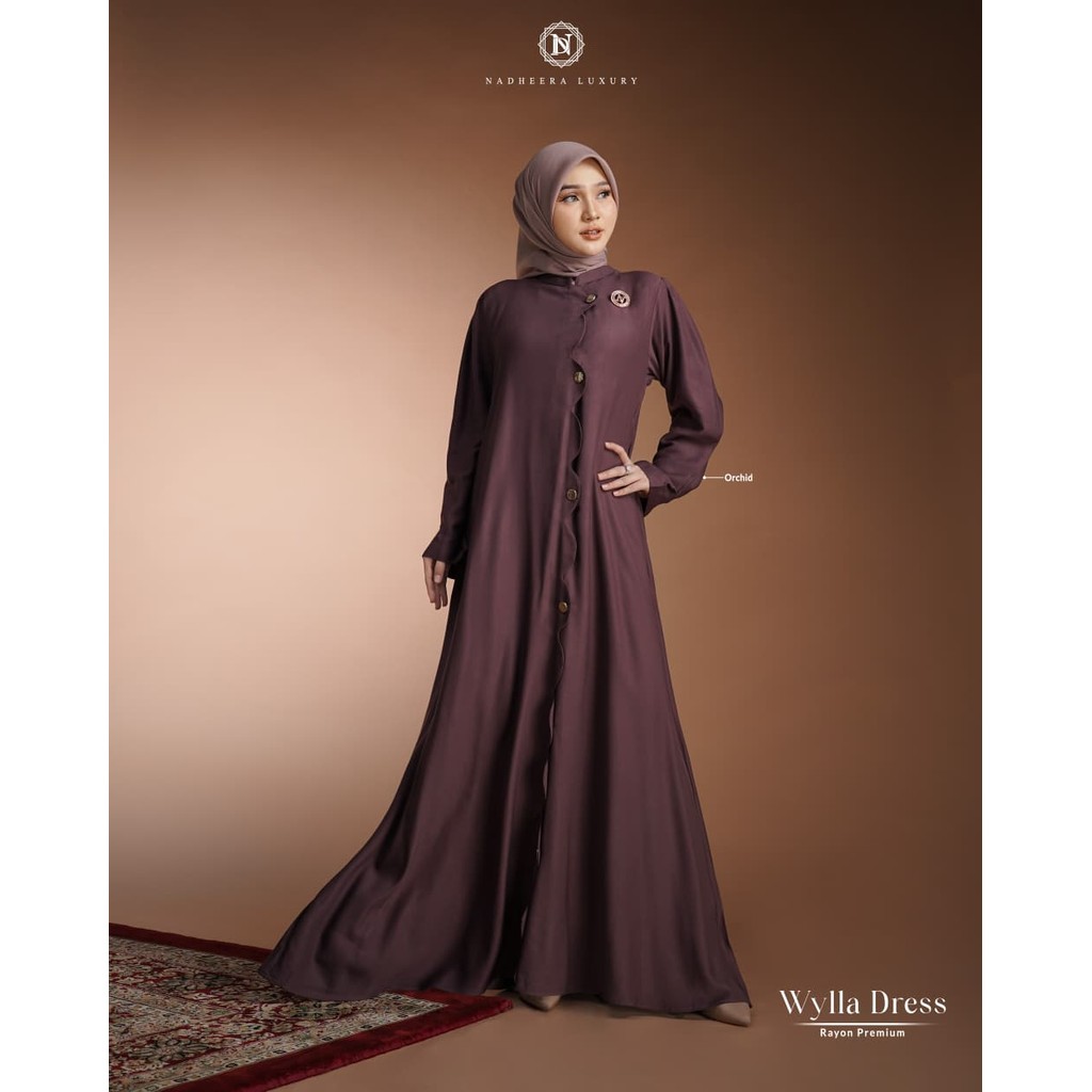 Wylla dress by nadheera luxury (gamis เรยอนระดับพรีเมียม)