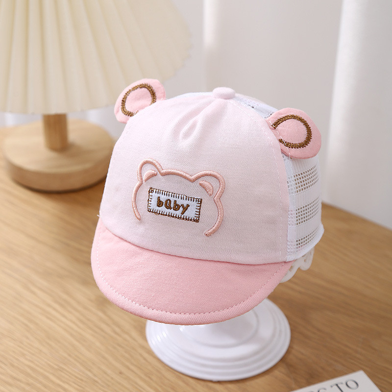 หมวกเด็กอ่อน หมวกเด็ก ผ้านิ่ม ยางยืด หมวกเด็กหญิง หมวกเด็กชาย0-6เดือน YY004 - รูปที่ 3