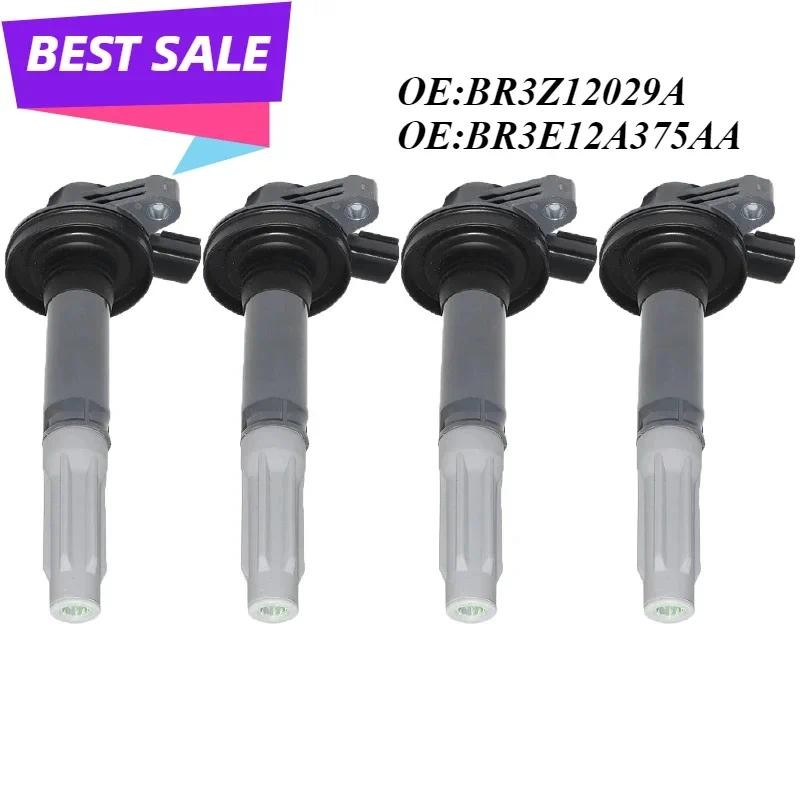 4 ชิ้นคอยล์จุดระเบิดสําหรับ Ford USA Mustang 5.0L 2011- F-150 ลูกเรือ/ขยายมาตรฐาน Cab Pickup 5.0 201