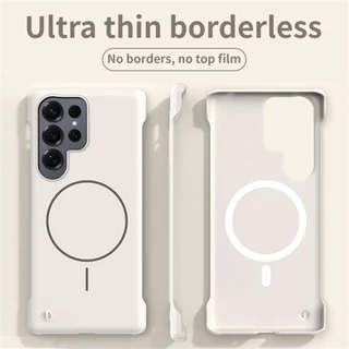 เคสผิวด้าน ชาร์ได้ Magnetic เคส สำหรับ Samsung A17 A37 A57 A16 A56 A15 A35 A55 A05 A14 A24 A34 A54 A04 A13 A23 A33 A53 A73 A03 ฝาครอบกระจายความร้อนปลอก
