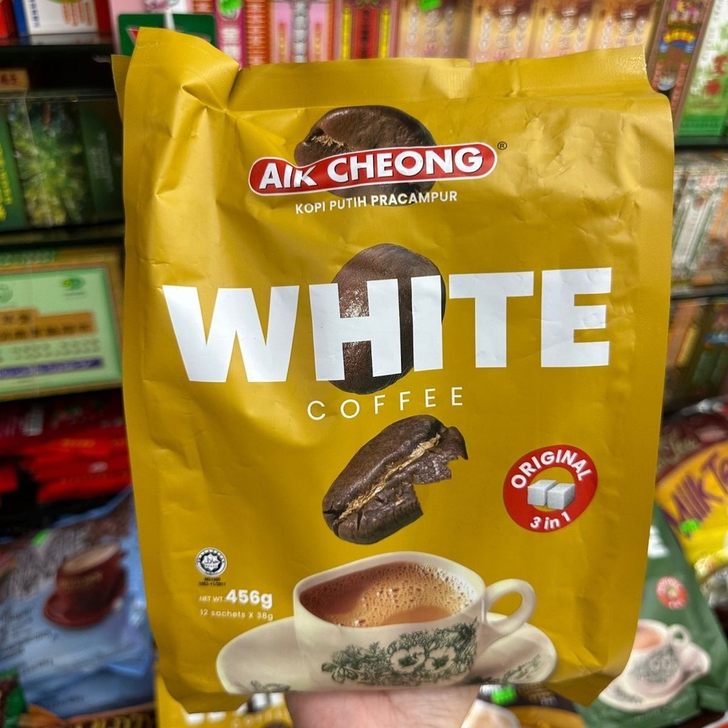 ช้อปปิ้งฮ่องกง AIK CHEONG Yichang Old Street Original White Coffee 38g X12 ซองฮ่องกงช้อปปิ้ง AIK CHE