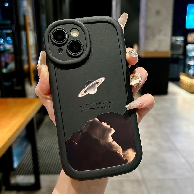 นุ่มสําหรับ Vivo V25 5G V25e V40 LITE V40 LITE 5G T1x 4G เคสกันกระแทก Simple Starlit Sky เคสโทรศัพท์