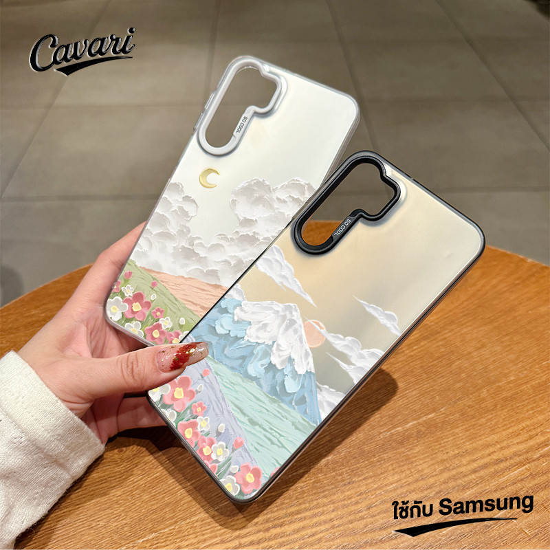 เคสโทรศัพท์ Samsung Galaxy A15 A54 A53 A52 A34 A50 A05 A05s A12 A13 A14 A23 A04 A03s A51 A21s A11 ทิวทัศน์ภาพชิล โทรศัพท