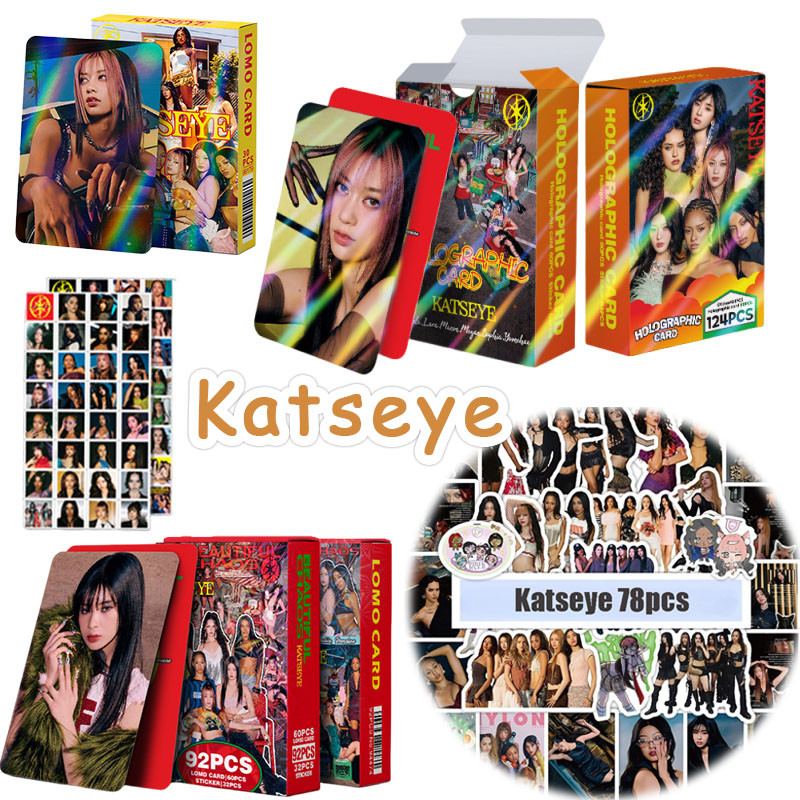 Photocard Katseye คอลเลกชันการ์ดโฮโลแกรม LARA SOPHIA สติ๊กเกอร์ตกแต่ง Diy