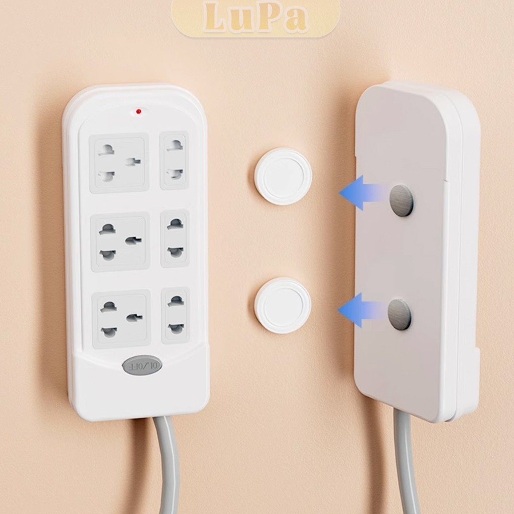 LuPa 1 ชิ้น ตะขอแม่เหล็ก ติดผนัง สำหรับแขวนรีโมท แบบไม่ต้องเจาะใช้ในบ้าน สติ๊กเกอร์แม่เหล็ก Magnetic Sticker - รูปที่ 3