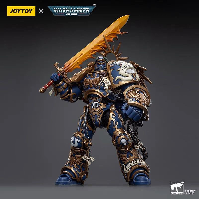 【พร้อมส่ง】joytoy warhammer40k Dark Angels Primarch Lion King 'Jonson Ultramarines Primarch Roboute G