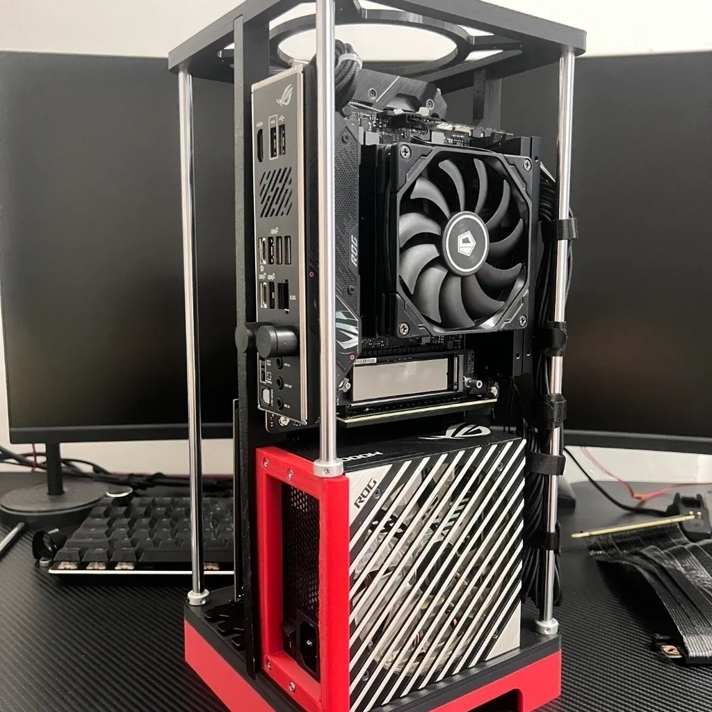 แกนออปติคอลแนวตั้ง ITX ระบายความร้อนด้วยอากาศ/ระบายความร้อนด้วยน้ํา 240/280/360 เปิดแร็ค itx แชสซีเป