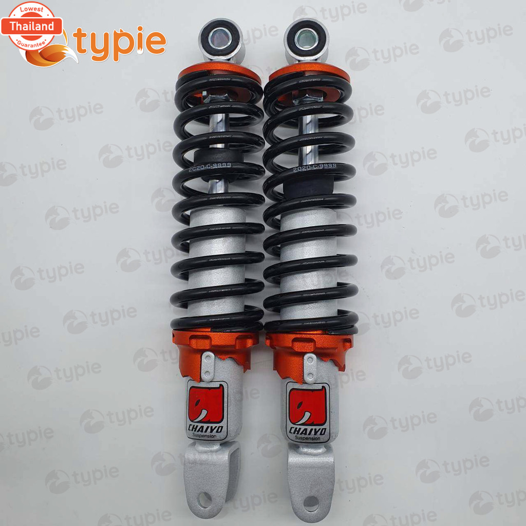 โช๊คหลังPCX ทรงไชโย โช๊คหลังแต่ง PCX , N-MAX ส้ม 310mm