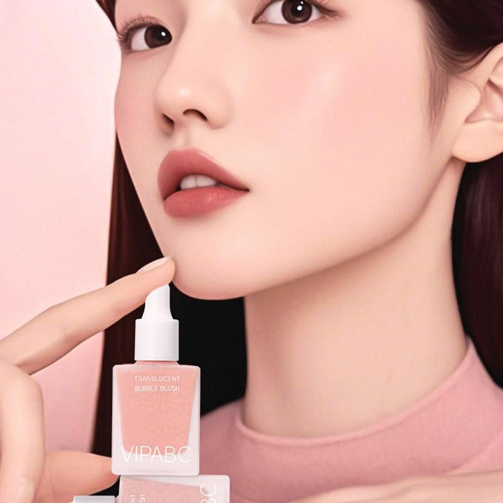 Vipabc Bubble Essence Blush Long-lasting Low-suration Moist Liquid Blush เหมาะสําหรับเกาหลี M0p2