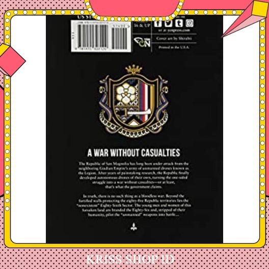 NOVEL 86 EIGHTY SIX (VOLUME 1-11)