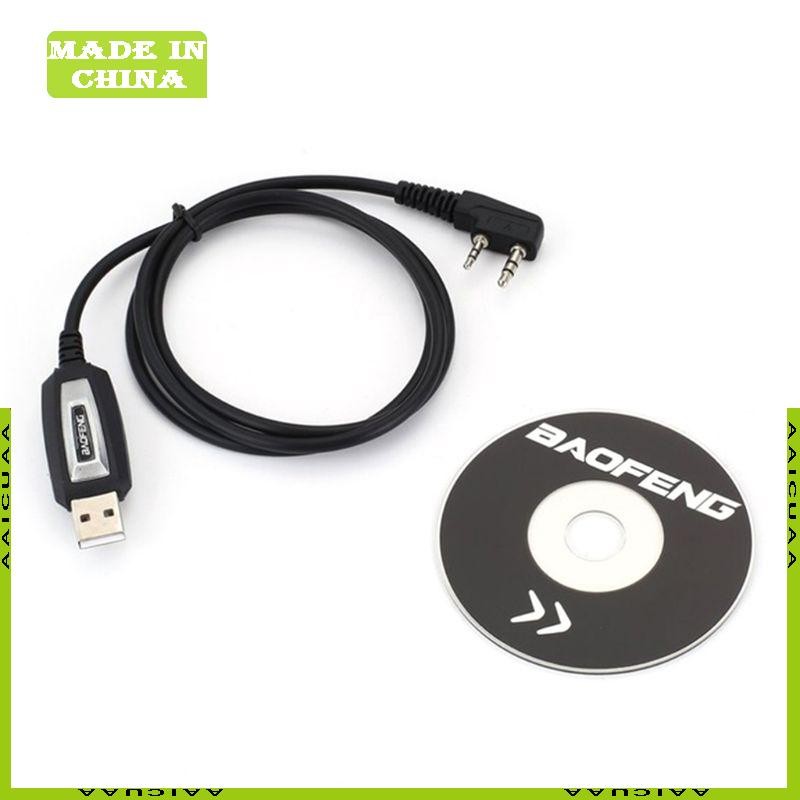 สายการเขียนโปรแกรม AA Walkie USB สําหรับ UV-5R BF-888S