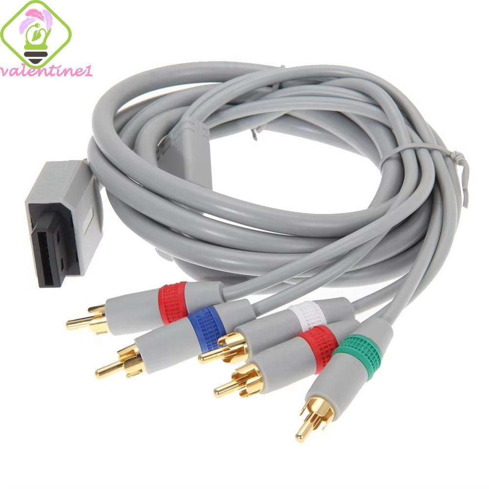 AVALENTINE Wii/Wiiu Component Cable, 5 in 1 1080P Wii Game Cable, สายไฟชาร์จเร็ว 1.8m Multifunctiona