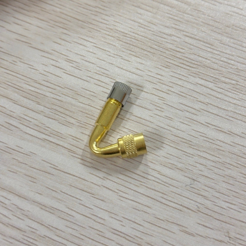 หัวต่อที่สูบลมแบบงอ 45 90 135 องศา ข้องอเติมลมยาง ข้องอ จุกลมยาง จุกเติมลมยาง - รูปที่ 6