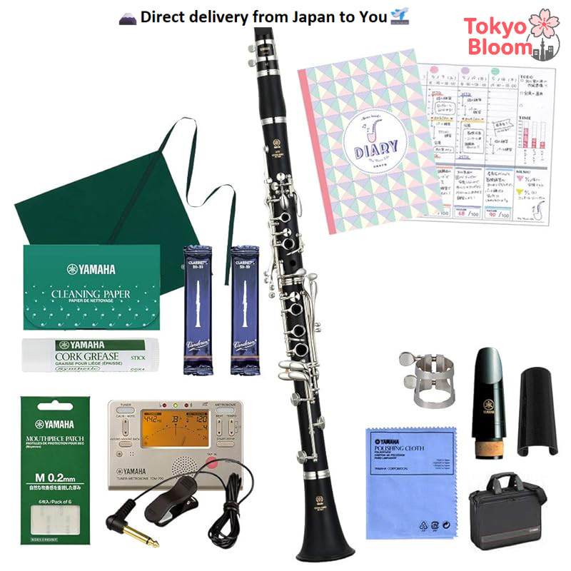 YAMAHA YCL-255 Clarinet Beginner Set with Tuner and Maintenance Kit Included- Japan Direct -
