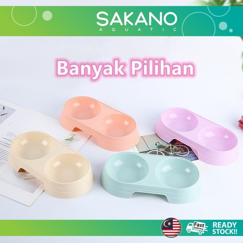 ชามอาหารสุนัขและแมวพลาสติกสําหรับสัตว์เลี้ยง | Mangkuk Haiwan Kucing Plastik Candy