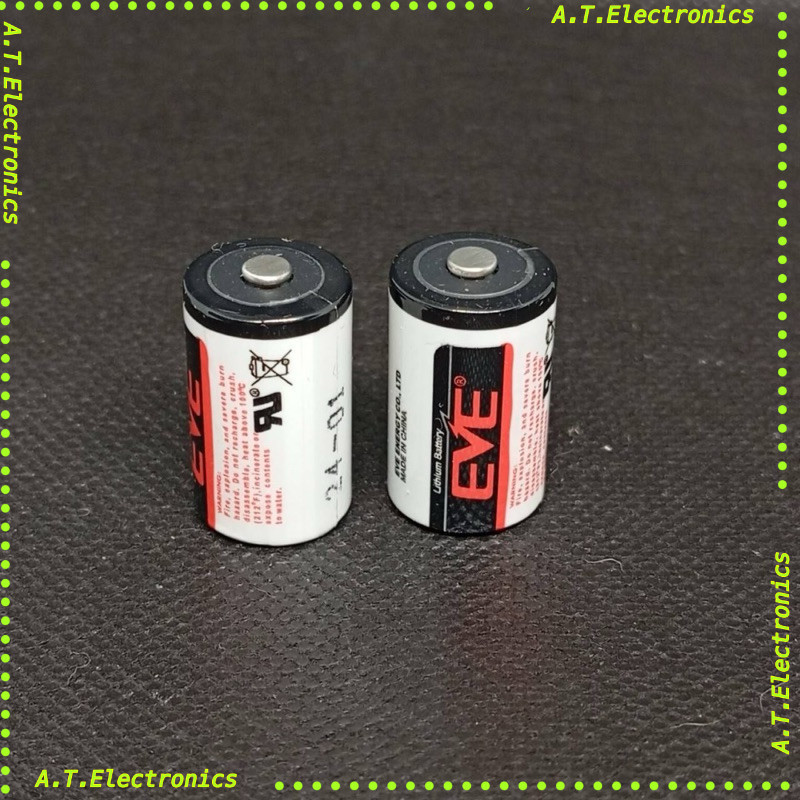พร้อมส่ง! ER14250 1/2AA ยี่ห้อ EVE 3.6V 1200mAh (แท้) แบตเตอรี่ ลิเธียม อุตสาหกรรม PLC Lithium Battery