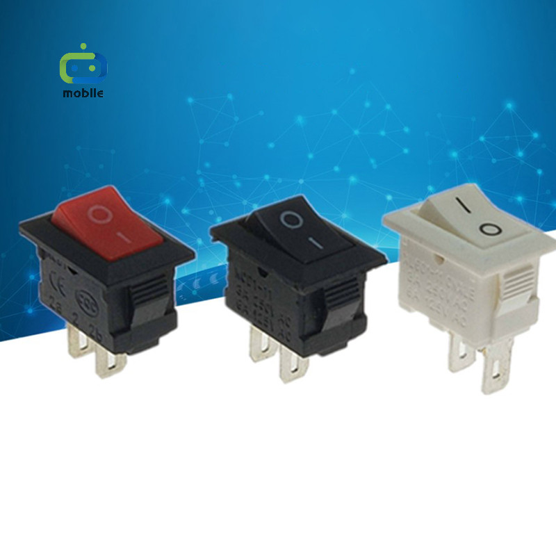 [maygood] Mini 1 ชิ้น/ล็อต 10*15 มม.2Pin ON/OFF Boat Rocker Switch สวิตช์ปุ่มรถบรรทุก {TH}