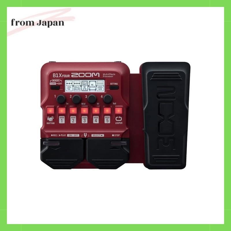 Zoom B1X Four Effects Pedal สีดํา
