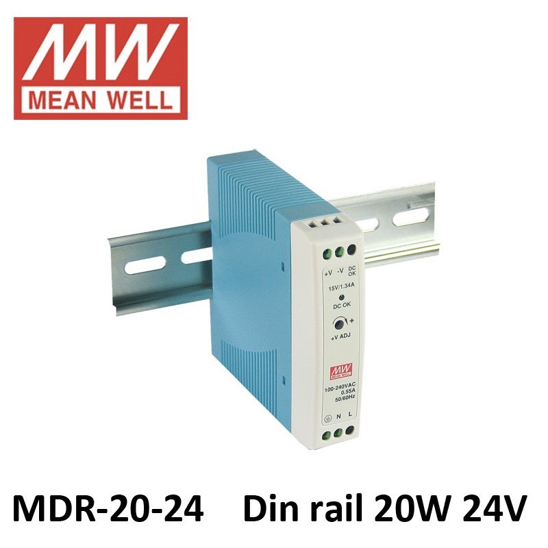 ✦mini MDR Switched-mode power supply 20w 1a 24v dc constant voltage 20w din rail power supply