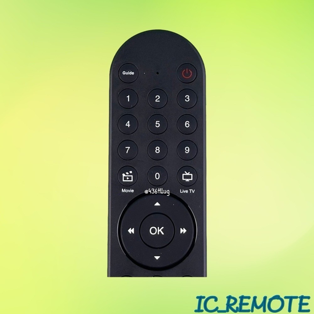 ควบคุม รีโมทรุ่น : ทูวิชั่น UBC TRUE รหัส G2