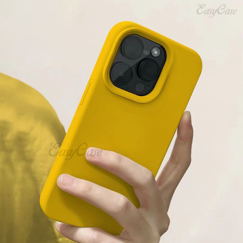 Have Logo�� เคสซิลิโคนเหลวหรูหราดั้งเดิม ไอโฟน 15 14 13 12 11 มือโปร สูงสุด เรียบง่าย ช็อกทนในตัวกํามะหยี่