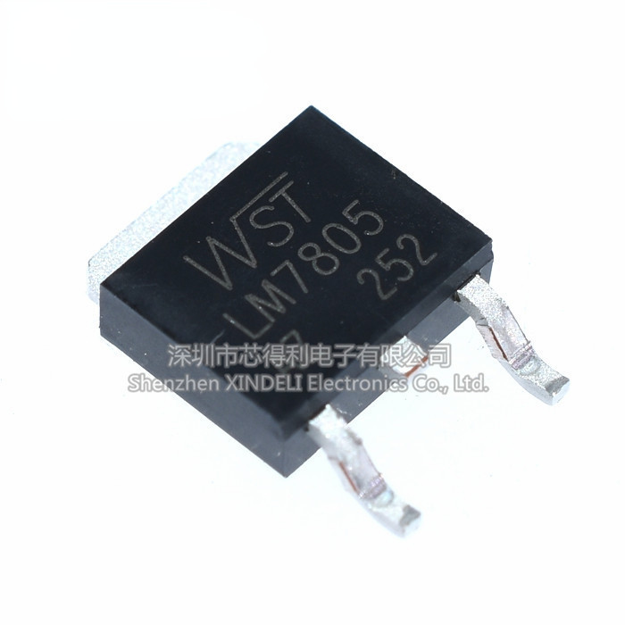 Lm7805 Patch Three-End Voltage Regulator Tube 7805 TO-252 ยี่ห้อใหม่ 5V Voltage Regulator ยี่ห้อใหม่
