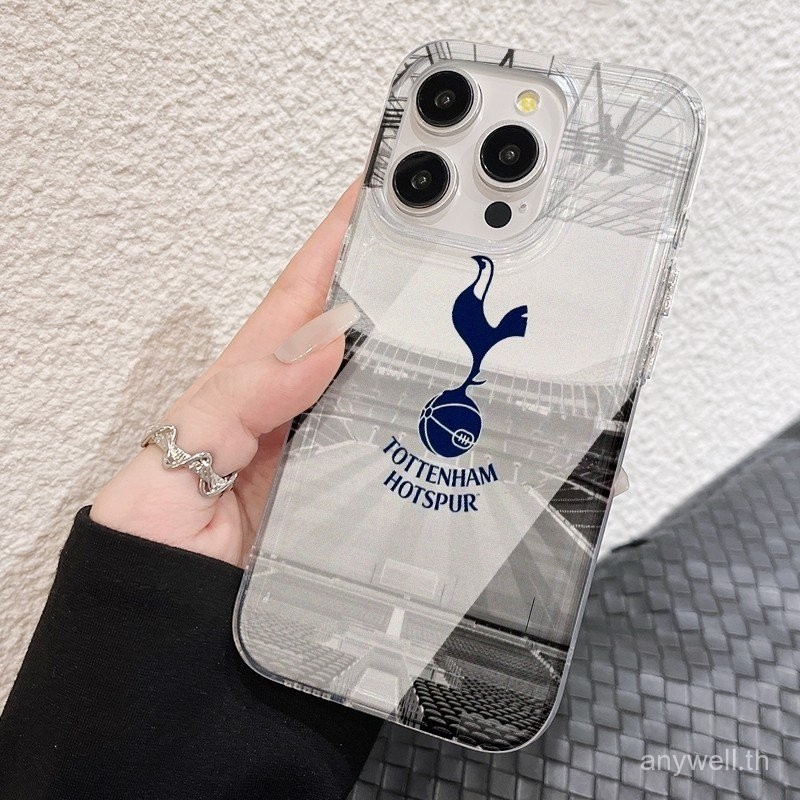Hotspur ฟุตบอลคลับสเปอร์สกรณีโทรศัพท์สำหรับ iPhone 15 14 13 12 14 PROMAX พลัส11 Pro X 7จุด8จุดห่อเลนส์ใส TPU ฟุตบอลกีฬากรณี
