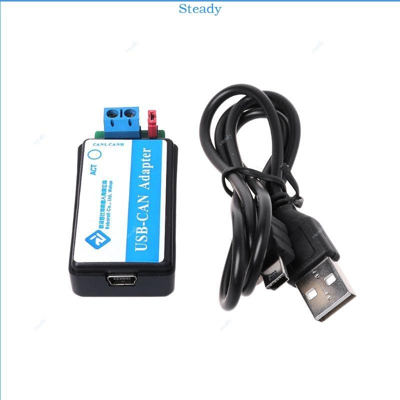 Steady USB To CAN Debugger USB-CAN USB2CAN อะแดปเตอร์แปลง CAN Bus Analyzer