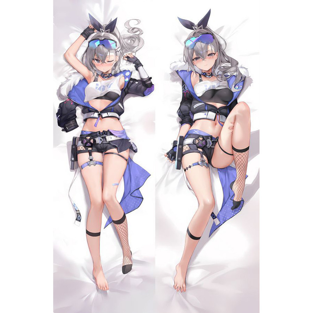 Honkai: Star Rail Silver Wolf Dakimakura Body Pillow Case 2-Side Peachskin เครื่องนอนกอดหมอน Case Lo