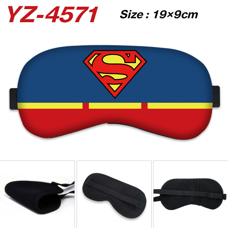 Marvel Super Hero Eye Mask Superman Iron Man Blackout Eye Mask 3D Breathable Sleeping Eye Mask