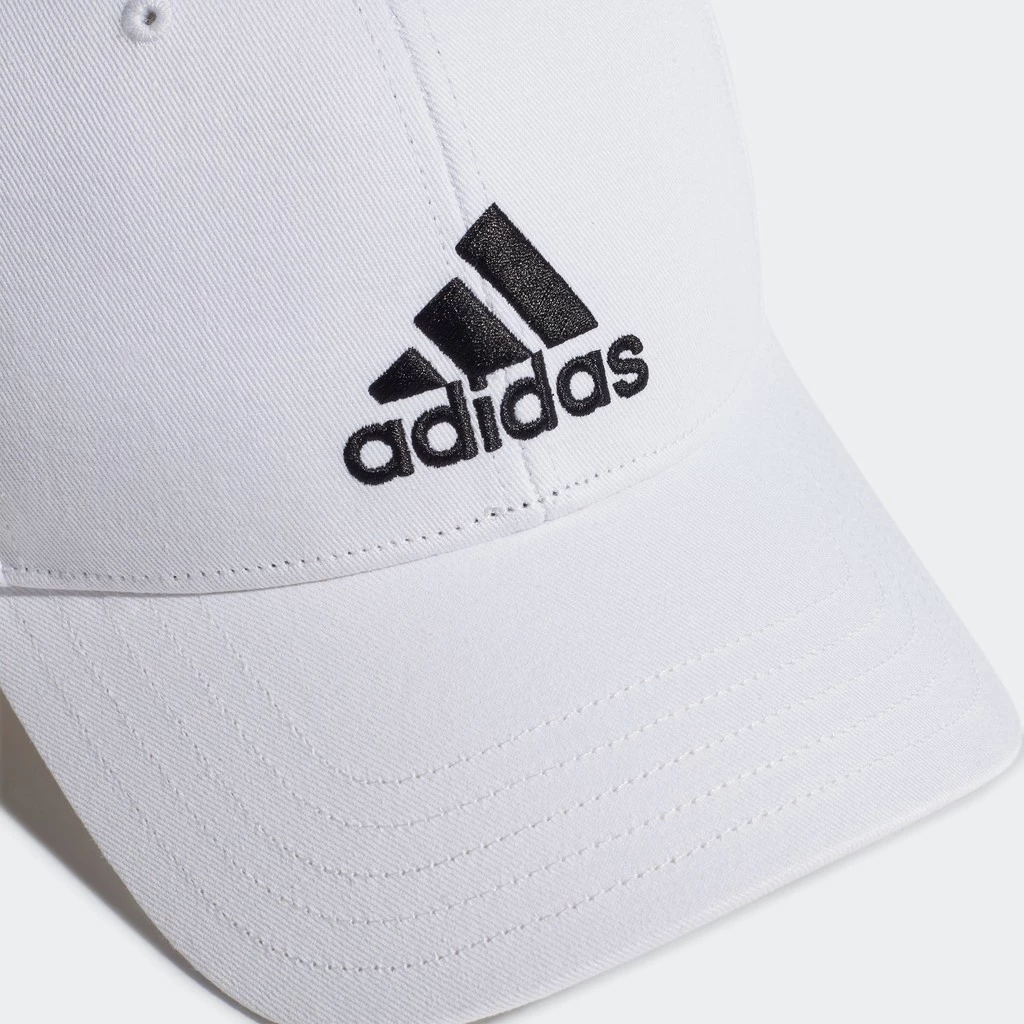 adidas Lifestyle COTTON BASEBALL CAP Unisex White FK0890 thumbnail 6