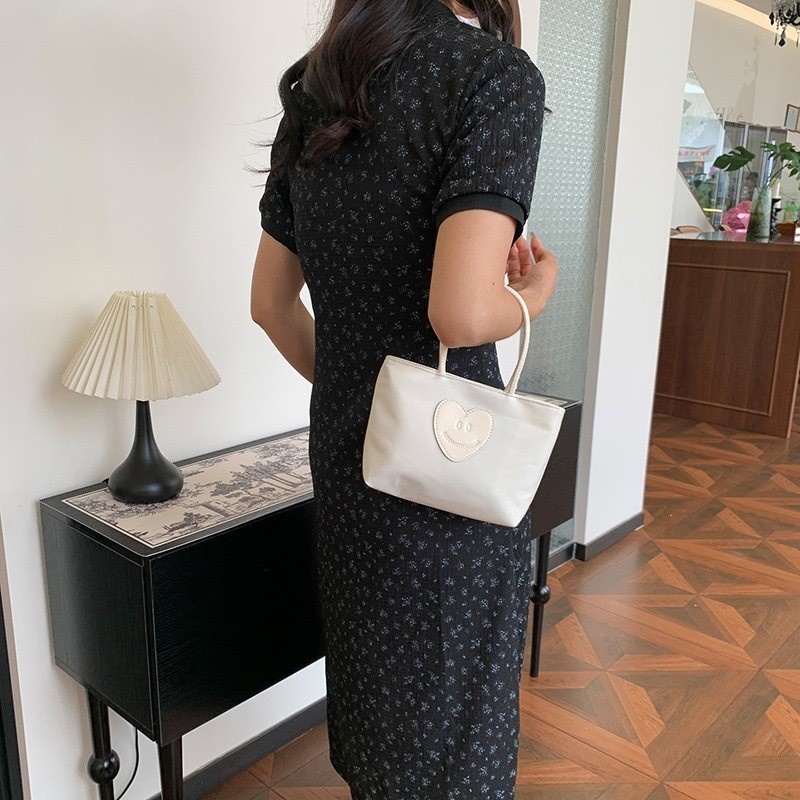 pink girl123 กระเป๋าถือสะพายไหล่ผู้หญิง สไตล์วินเทจคลาสสิค สไตล์เกาหลี แฟชั่นมา น่ารักKK286 - รูปที่ 6