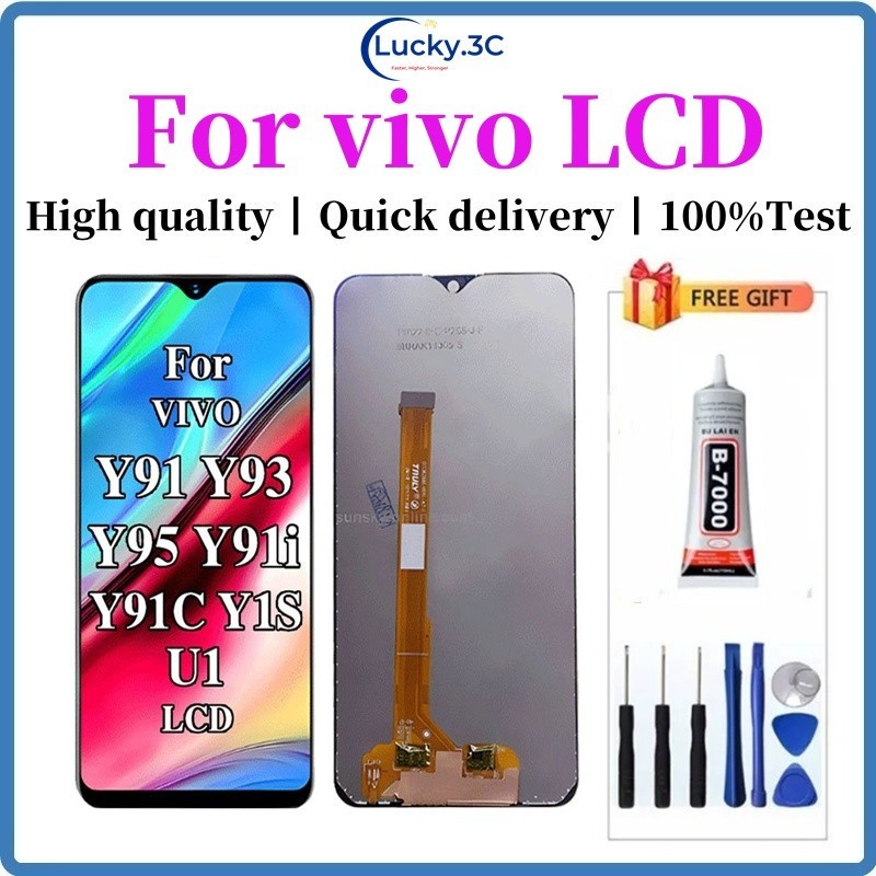 สําหรับ Vivo Y91 Y93 Y95 Y91i Y91C Y1S U1 LCD Digital Touch Screen Display Assembly สําหรับเปลี่ยน L